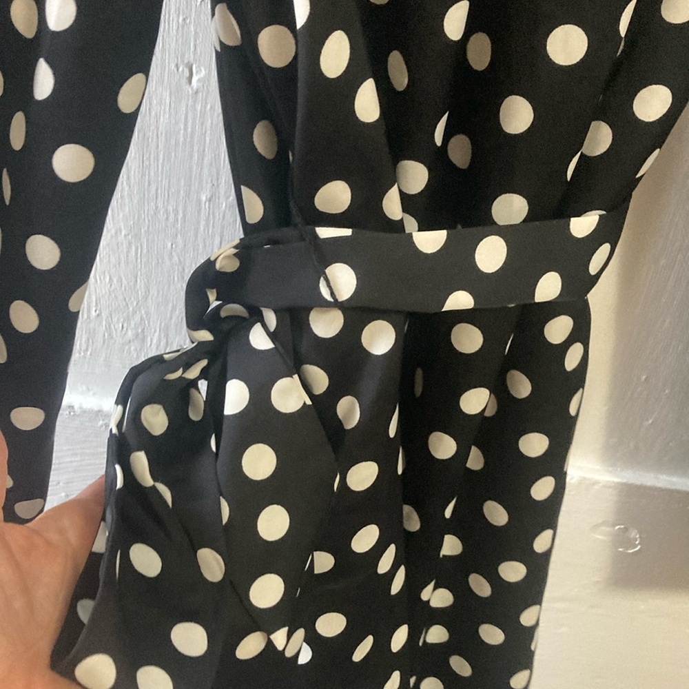 A New Day Black and White Polka Dot Dress - Picture 4 of 7